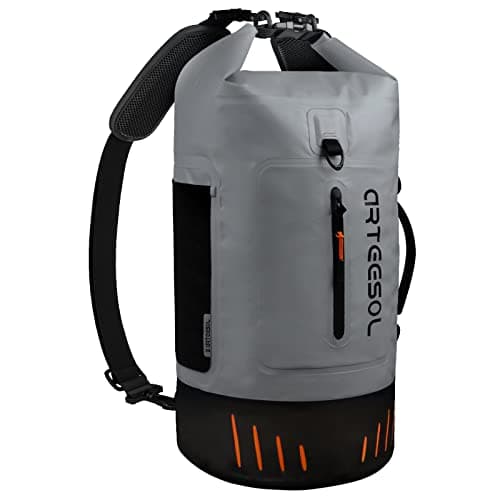 Dry Bag Upgraded 45L/40L/30L/20L Multifunction Waterproof Bag Dry Sack with Phone Dry Bag or Shoulder Pads, Perfect for Paddleboarding/Kayaking/Canoeing/Camping/Fishing/Swimming/Rafting