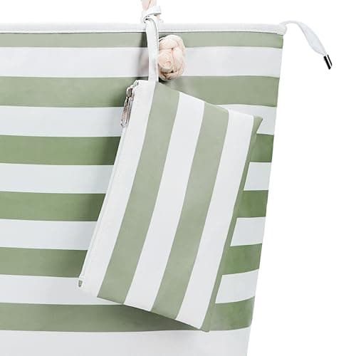 KALIDI Extra Large Beach Bag for Women with Small Bag — view 5