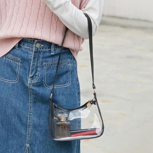 Transparent Shoulder Jelly Bag, Transparent Waterproof Cross Body Bags — view 6