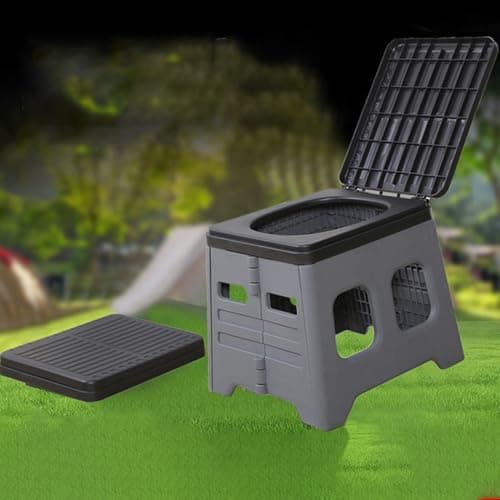 Outside Toilet | Outdoor Camp Toilet - Foldable Travel, Light Weight Outdoor Camp for Camping, Travel & Emergencies — view 2