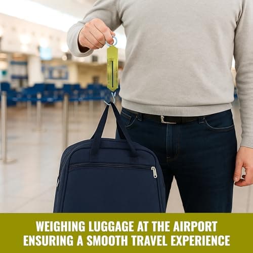 MIXEL Pocket Spring Balance Luggage Scale 25 Kg, Convenient Hook, Stainless Steel, Compact And Portable, Golden Finish, Durable Design, Mechanical Precision (1X PACK) — view 4