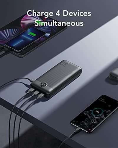 VEGER 30000mAh Portable Charger, 20W PD 18W QC 3.0 Fast Charging — view 5