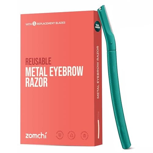 ZOMCHI Eyebrow Razor for Women & Men,Precision Cover,Green