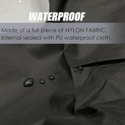 LICQIC Waterproof Rain Cover for Backpack, XS (20-30L), Black — view 6