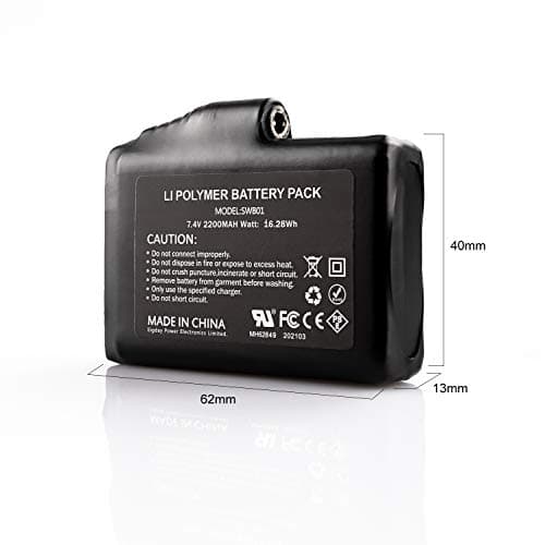 SNOW DEER Heated Gloves Heated Socks Rechargeable Lithium Polymer Batteries 7.4V 2200MAH — view 4