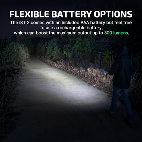 OLIGHT i3T2 EOS Torch Mini EDC Flashlight, OD Green — view 4