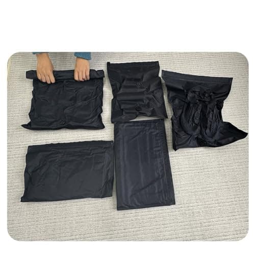 BildeeMait Travel Compression Bag with Hand Roll Design, Oxford Fabric for Vacuum Storage Clothing and Towels, Navy — view 3