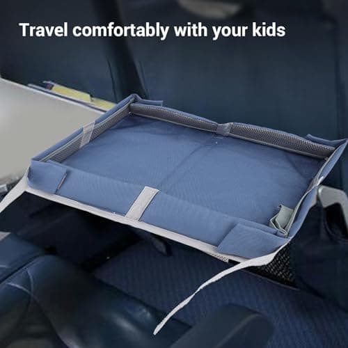 UPALDHOU Travel Tray Cover, Foldable Stone Blue — view 4