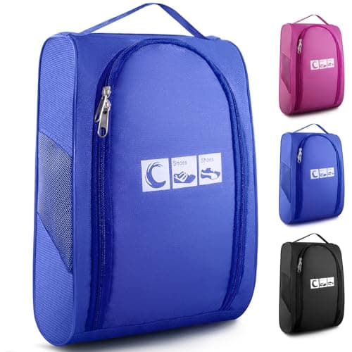 Ailaka Shoe Bag for Travel, Portable Zipper Storage Bag for Gym & Golf