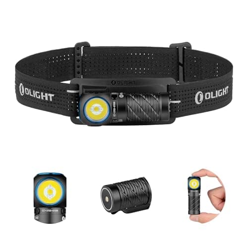 OLIGHT Perun 3 Mini Head Torch Rechargeable, 1100 Lumens Bright Headlamp