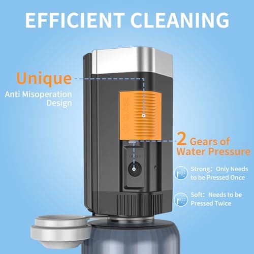 JUTIMER Portable Bidet for Travel. 2 Pressure Modes. — view 4