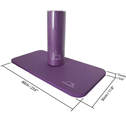 CampTeck U6963 - Non-Slip Yoga Knee Pad Soft Foam Yoga Knee Mat for Fitness, Exercise, Workout, Gym, Pilates etc. - Purple — view 2