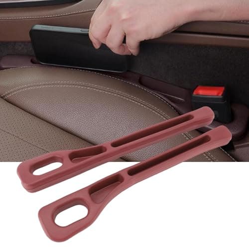 Lazmin112 Car Seat Filler Practical Car Seat Plug Organizer for SUVs Trucks, 2PCS Eliminate for Family Road Trips (Red) — view 3