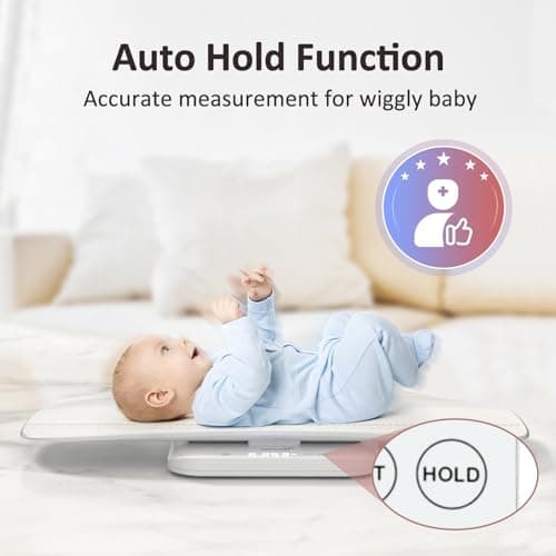 Grownsy Baby Scale, Digital weighing scales with Detachable Tray, 150 kg — view 4