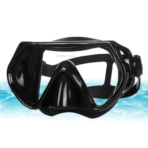 AOOSA Snorkel Mask, Men Women Tempered Glass Diving Mask