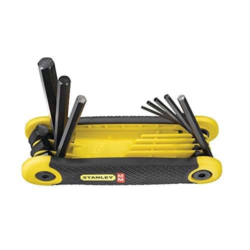 STANLEY Metal Folding Hex Key Metric 8 pc Set, Pocket Size, 2-69-264 — view 2