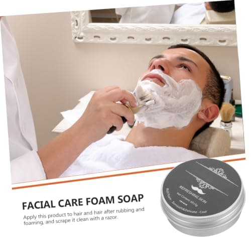 Peppermint Soap Travel Beard Men's for Shaving Use — view 3