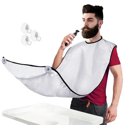 Beard Catcher Bib & Trimming Apron - Grooming Cape for Men