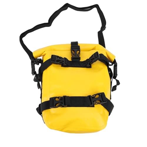 Sonew Motorcycle Saddle Bag with -Slip Design & Large Capacity Storage for and Street Bikes Orange (Yellow) — view 3