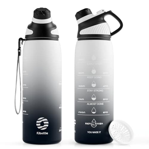 Fjbottle Sports Water Bottle 1000ml Magnetic Lid Tritan BPA Free