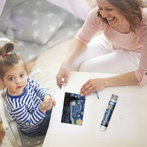 Mini Puzzles In A Tube – 150 Piece Starry Sky Jigsaw Game 15x10cm — view 3