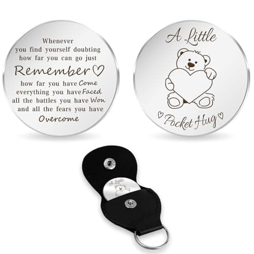 Back to School Gifts Inspirational Gifts for Him Her Pocket Hug Bear Heart