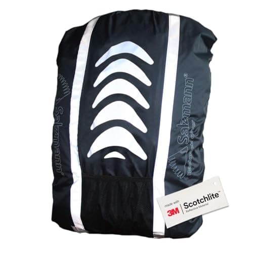 Salzmann Reflective Rucksack Cover | 28–40L | Hi-Vis Waterproof Rain Cover for Backpack Cycling, Commuting & Hiking
