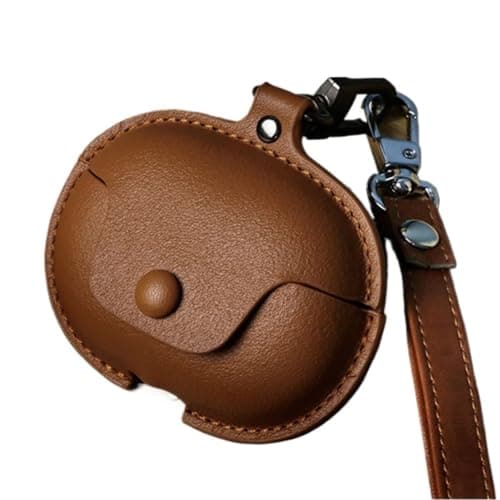 Headphones Cases for Airpods 4 Case Cover,Bluetooth Earphone Protective Cover Business PU Leather Earphone Case with Lanyard
