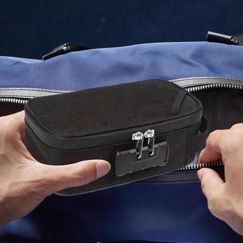 Smell Proof Bag - Soupchable Odor Resistant Storage Case, Secure Zipper Case | Travel Organizer for Personal Items, Lockable Container for Docu — view 2