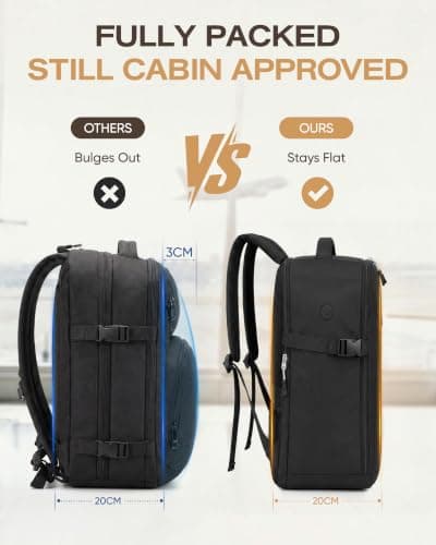 Hayayu for Ryanair Cabin Bags 40x30x20 Underseat — view 3