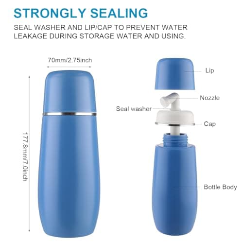 Portable Bidet 400ml Mini Bidet Toilet Water Sprayer Travel Bidet Bottle Peri Bottle for Women Essentials for Postpartum Perineal Care — view 2