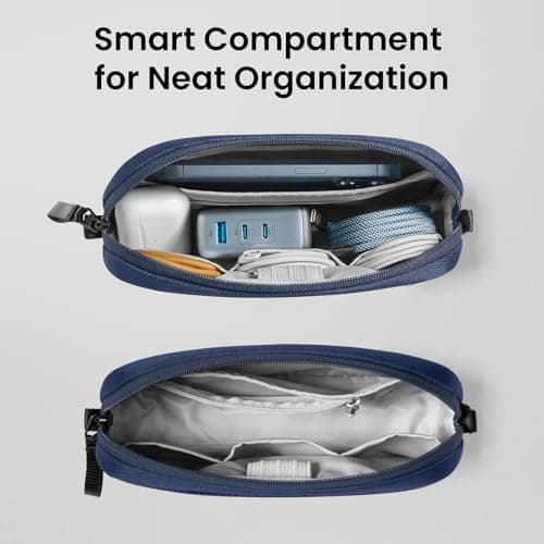 tomtoc Electronics Organizer Travel Case, Cable Organizer for Essentials — view 2