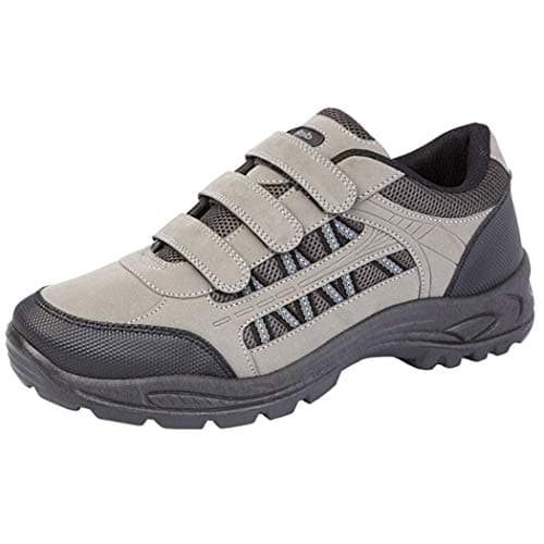 Mens DEK ASCEND Triple touch fastening Trek & trail Shoe GREY size 9 UK