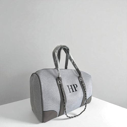 Personalised Duffel Bag with Initials – Custom Travel Holdall for Men or Women, Customised Gym Bag, Weekend Overnight Bag, Sports Bag, Monogrammed Luggage, Gift for Him or Her — view 6