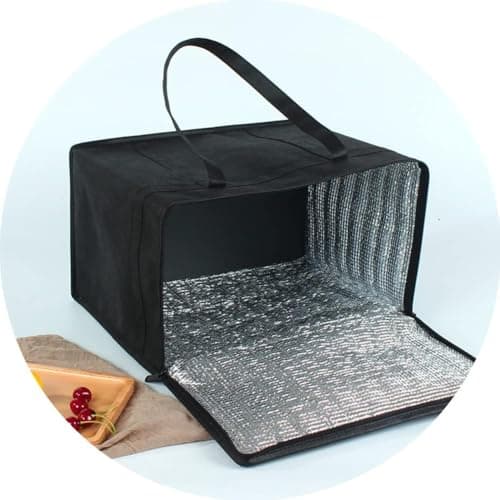 GJFWQC 30L Insulated Food Delivery Bag, Foldable Cooler Bag — view 6