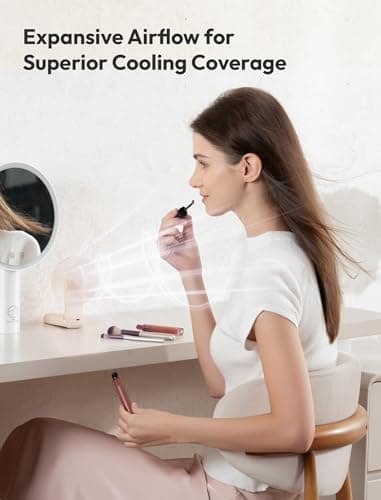 Aecooly Slim Handheld Fan,Thin Portable Fan,USB Rechargeable — view 5