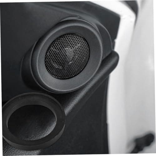 GLEAVI 2 Pairs Universal Plastic Car Speaker Spacer Adaptor Rings, Black Installation Mount Brackets for Speaker Replacement, Stackable Rings for Car Audio Fitment — view 6