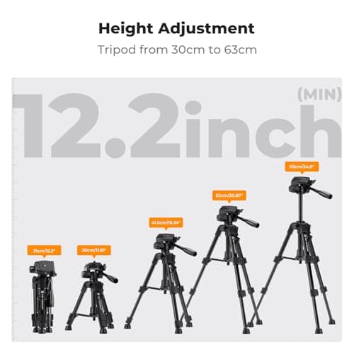 K&F CONCEPT Mini Desktop Tripod, 24.8'' Camera Tripod Tabletop — view 6