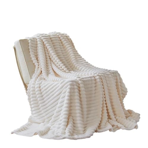 DOTBUY-SHOP Flannel Blanket Soft Throw Blanket, Warm Blankets and Throws, Thickening Throw fit all Season, Versatile Flannel Blankets For Sofas, Bed, Travel (150x200cm,Coral) — view 5