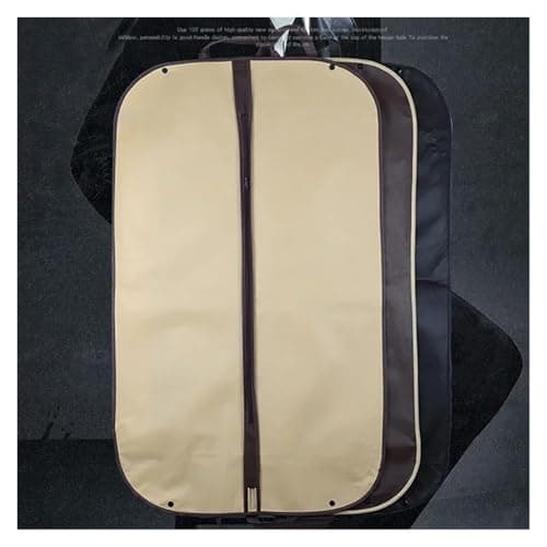 Suit Cover Travel Carrier Bag With Handles 3pcs Suit Cover Portable Travel Business Folding Hanging Garment Bag for Home Household Clothes Protector Case Breathable Suit Protector Carrier(Yellow) — view 6