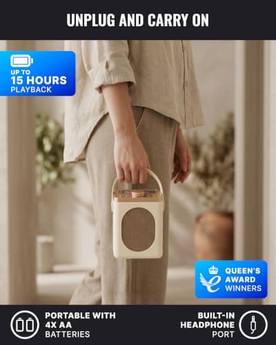MAJORITY Little Shelford Portable DAB+ Radio with Bluetooth — view 4