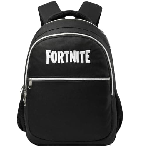 Fortnite Backpack for Kids Teenagers Gaming Rucksack School Bag Camo Daypack Travel Bag for Days Out PE Sports Gamer Gifts (Black)