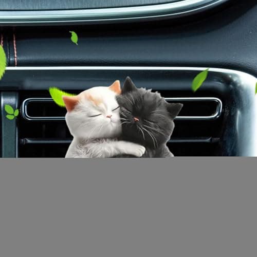 Car Vent Clip Air Freshener Cute Cat Decorative Eliminator — view 3