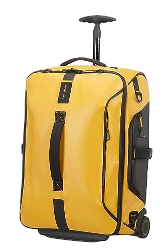 Samsonite Paradiver Light - Travel Bag/Backpack with 2 Wheels S, 55 cm, 51 L, Yellow