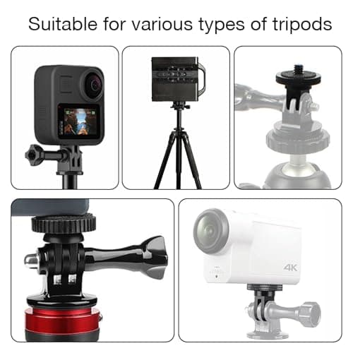 Tripod Mount Adapter for Gopro 2 Packs 1/4" -20 Conversion Adapter — view 6