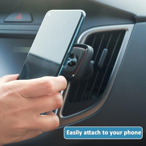 UKCOCO 40 mm Magnetic Phone Plate 20-Pack, 0.08 In Ultra-Thin Self-Adhesive Metal Discs for Car Vent & Dashboard Mounts, Secure Hold for All Phones & Cases — view 3