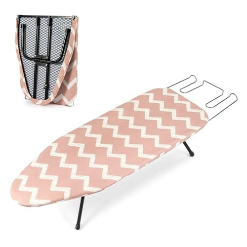 GREENSAPPIRE Tabletop Ironing Board 1PC 82x32cm Foldable Iron Rest Pink