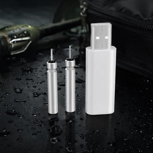 1 Set Electric Fishing Float Charger USB Rechargeable Mini Electronic Fishing Float Reusable for Outdoor Fishing Socket Power Bank Computer (Single hole) — view 3