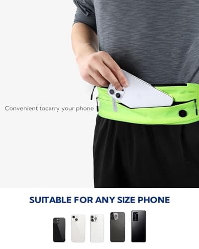 Waterfly Running Belt Bum Bag: Runner Marathon Jogging Men Women — view 3