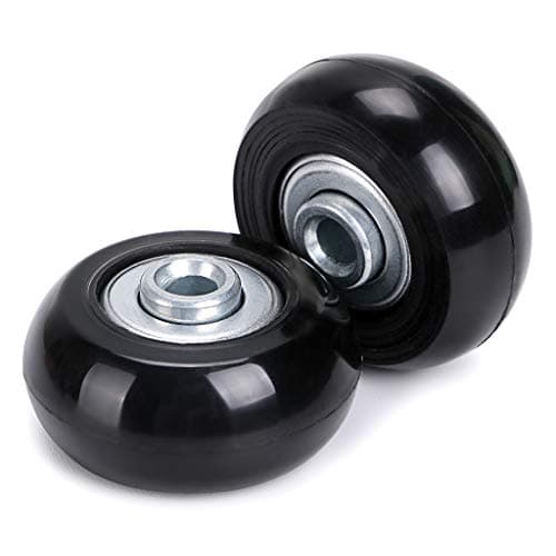 SUMNACON 4Pcs 40x18mm Luggage Suitcase Replacement Wheels, Rubber Swivel Caster Wheels Bearings Repair Kits — view 6